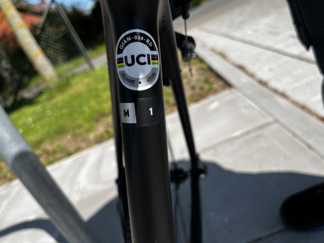 Giant TCR Advanced 1 carbon smoke matt -gloss Größe M Modell 2021